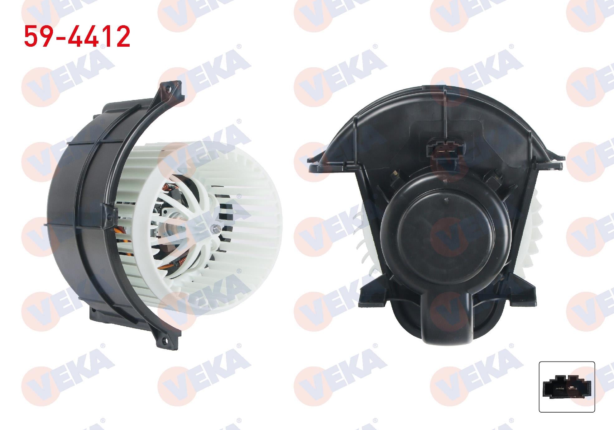 VEKA594412-Kalorifer Motoru