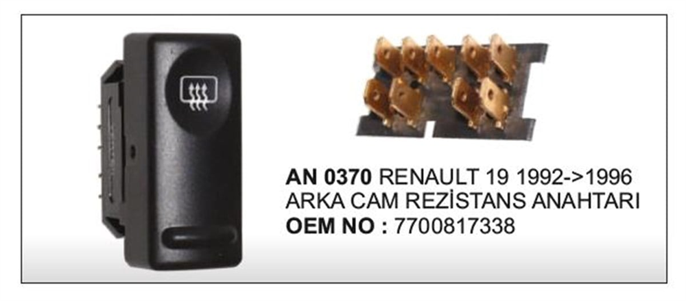 VERTEXAN370-Cam Anahtarları