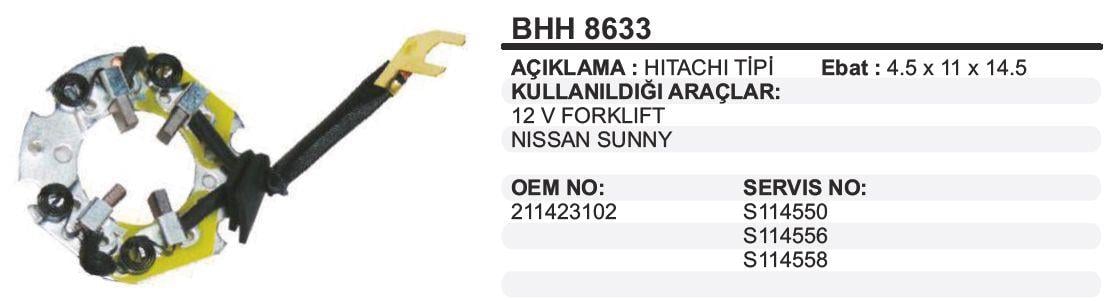 VERTEXBHH8633-Marş Kömürü ve Kömür Yuvası