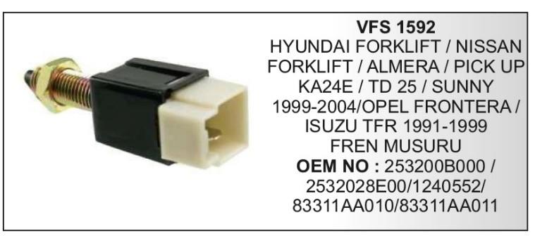 VERTEXVFS1592-Fren Müşürü