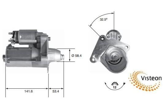VISTEON2S6U11000EE-Marş Motoru - Marş Dinamosu