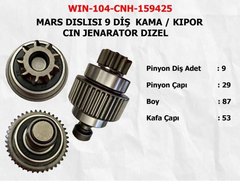 WINWIN159425-Marş Dişlisi
