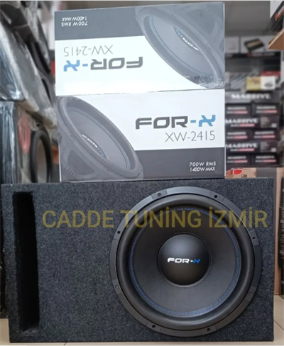 FOR-X XW-2415 38CM 700RMS SUBWOOFER KABİNLİ