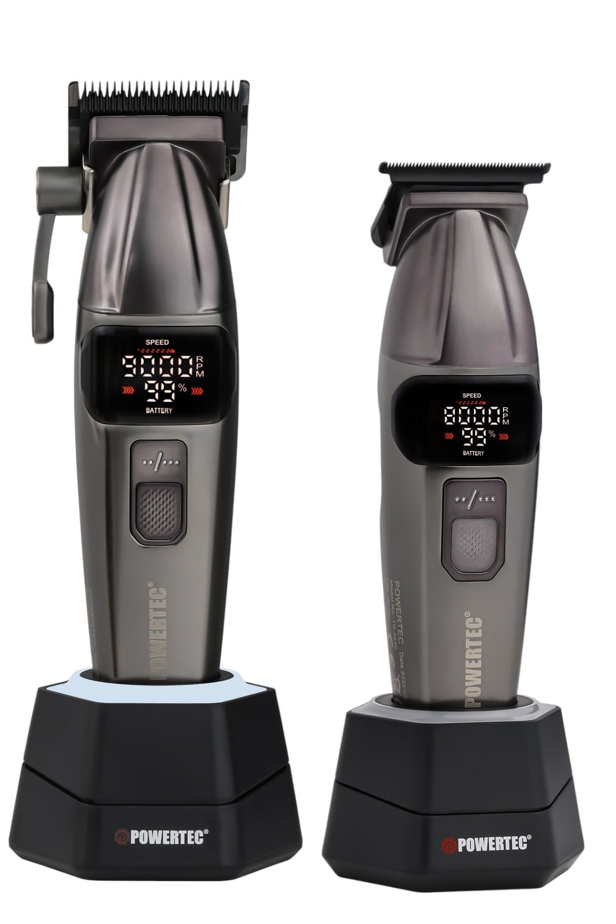 週末特価 CUETEC PRO LINE 2×4 ノワール ブラック 中古 TR-4646 & TR-2626 Profesyonel Tıraş Makinesi 2'li Set | Erkek