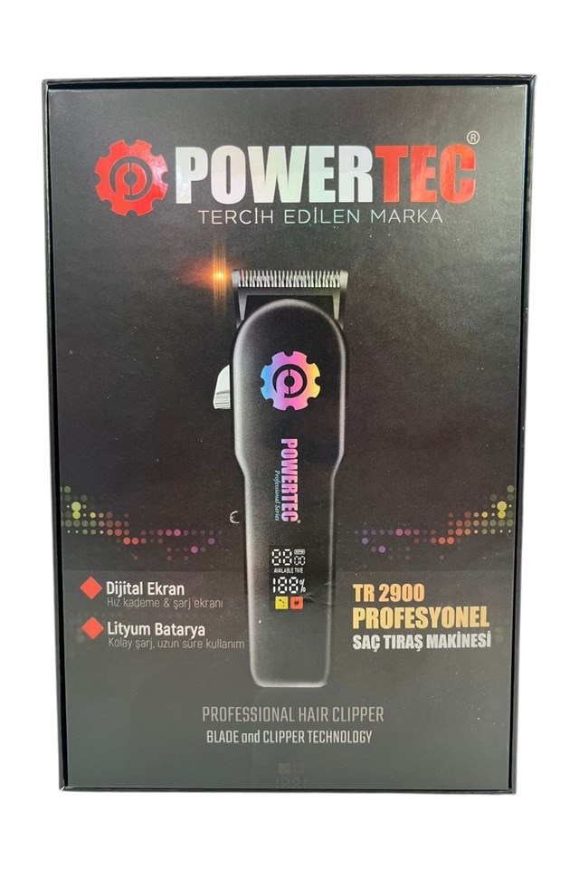 TR-2900 Profesyonel RGB'li Tıraş Makinesi & Makas Hediyeli 9