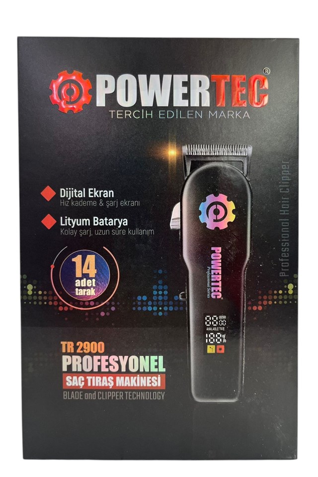 TR-2900 Profesyonel RGB'li Tıraş Makinesi & Makas Hediyeli 10