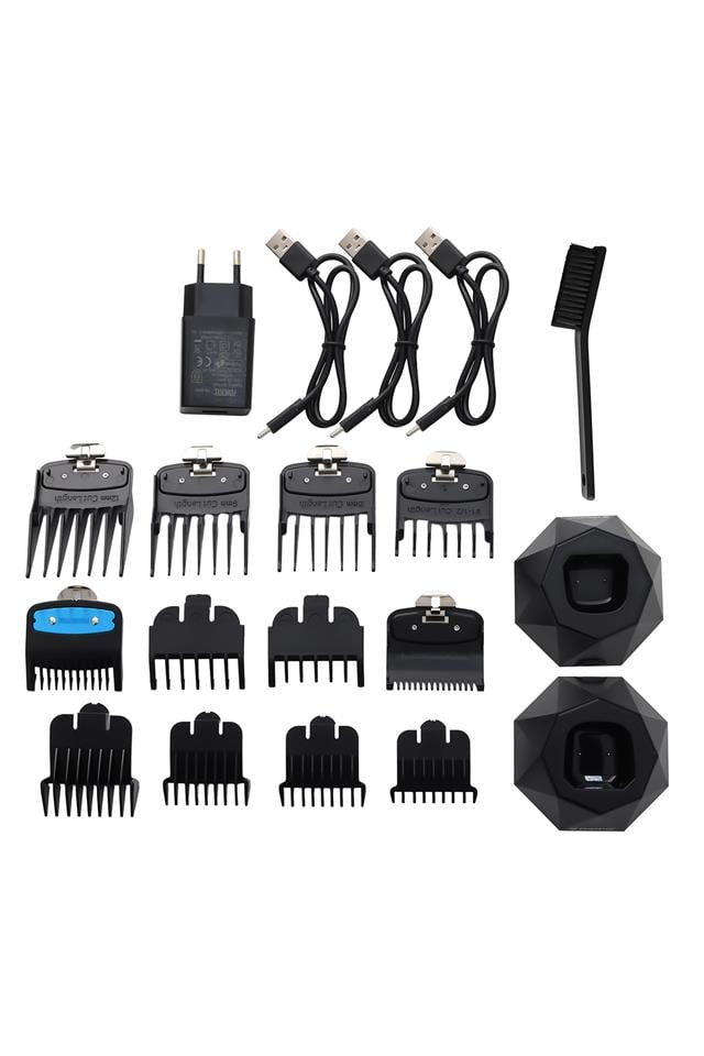 TR-5800 Saç-Sakal-Ense-Günlük Tıraş Makinesi 3'Lü Set ( 0.5Mm Tarak Dahil ) 5