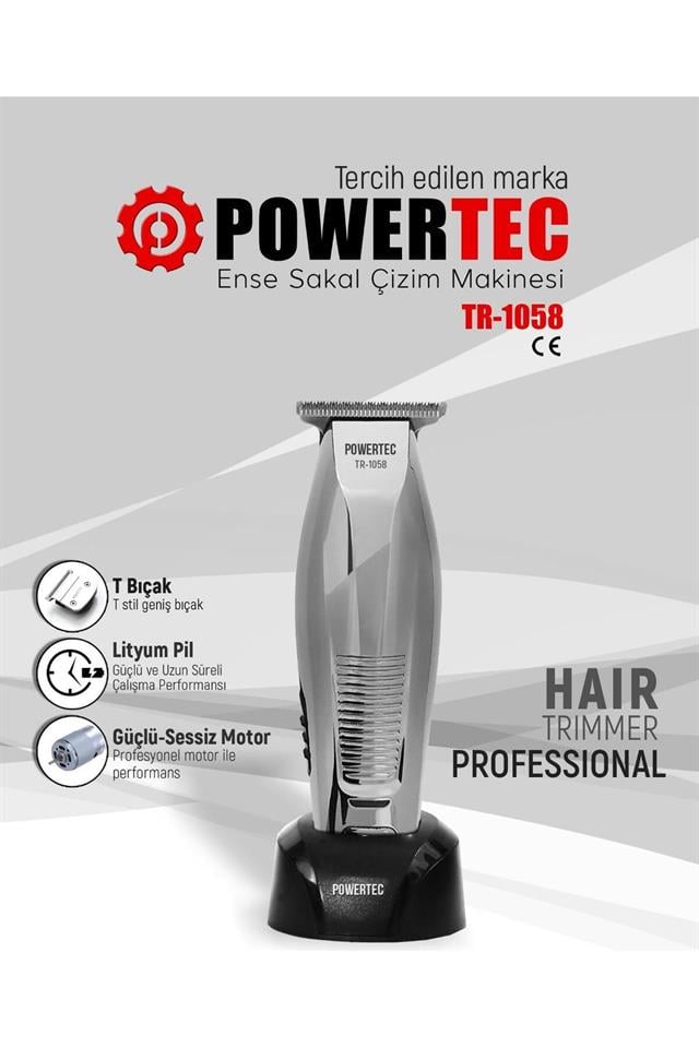 TR-1058 Saç Sakal Ense Vücut Tıraş Makinesi 2