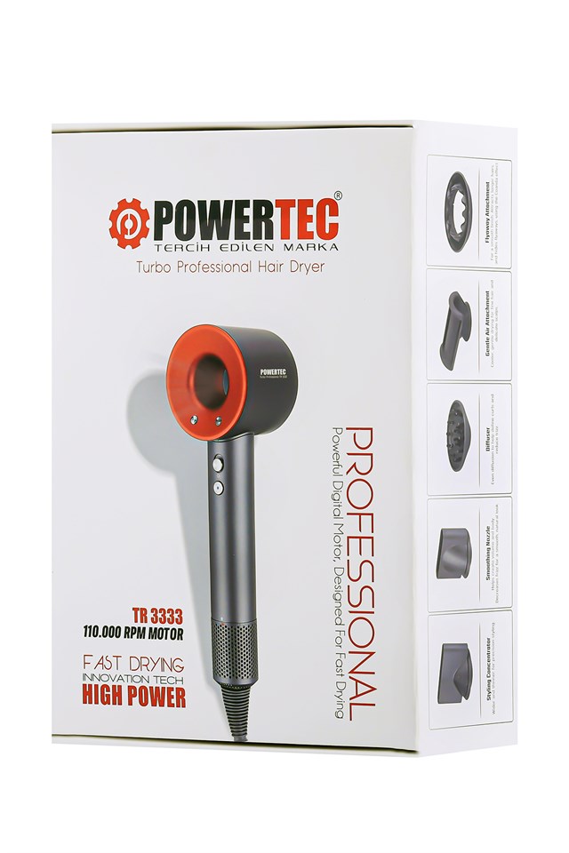 TR-3333 İyonizerli 5 Fonksiyon Plazma Saç Kurutma & Fön Makinesi 11