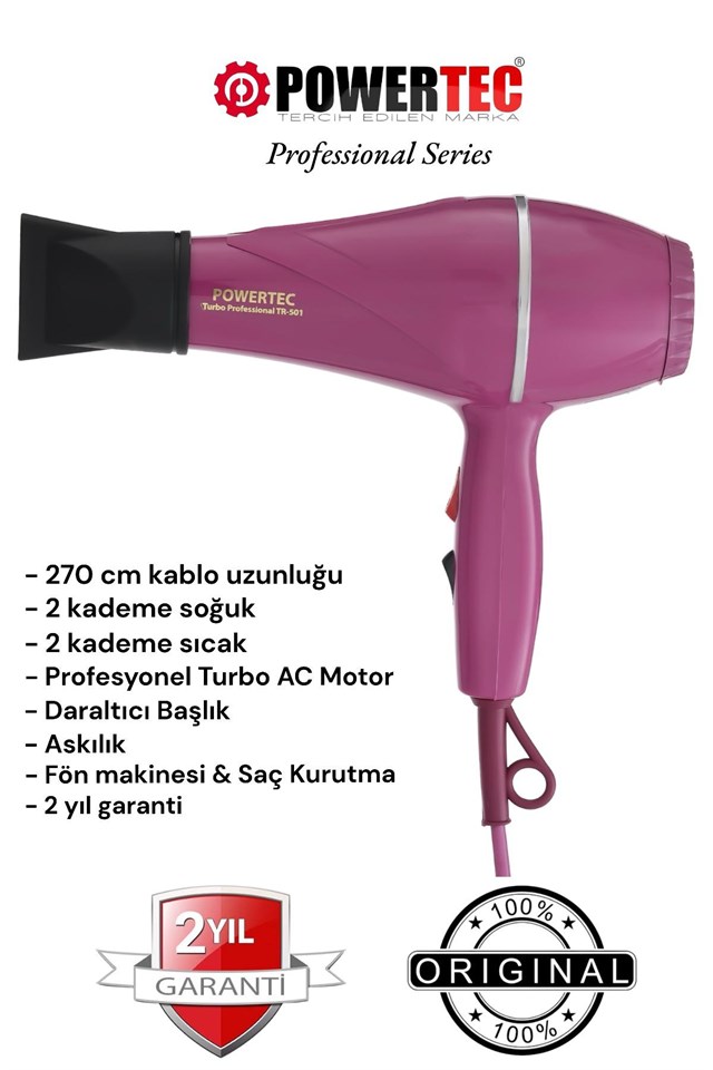 TR-501 Profesyonel Renkli Fön Makinesi 22
