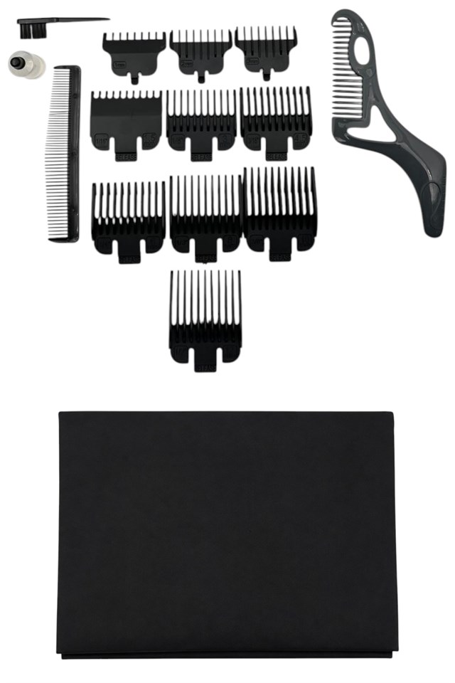 TR-5600 Pro 4İn1 Set Saç-Sakal&Ense&Vücut-Günlük Sakal-Burun&Kulak(4'Lü Şarj Standı Ve Önlük Hediye) 7