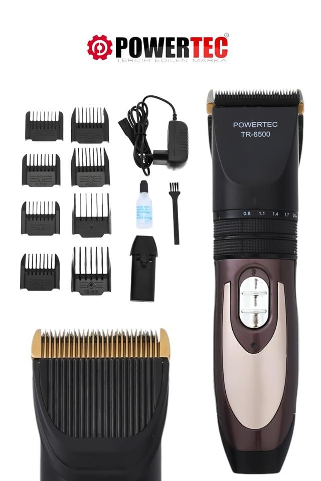 TR-6500 Saç Sakal Tıraş Makinesi Yedek Bataryalı Şarjlı 4