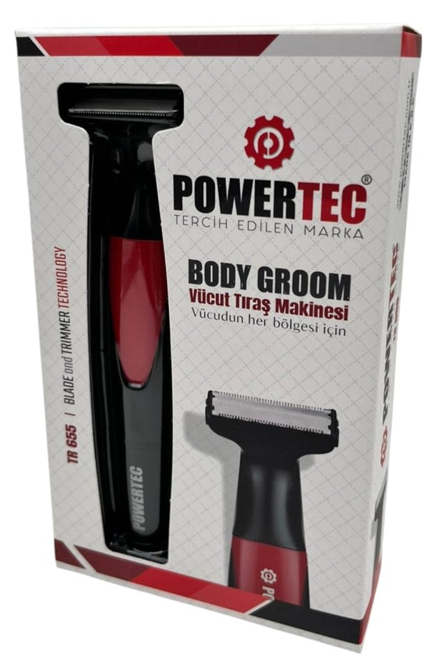 TR-655 Vücut Tıraş Makinesi (Body Groom) Çift Bıçak - Sıfıra Yakın Kesim 3