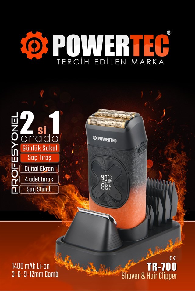 TR-700 2İn1 Günlük Sakal Tıraş Makinesi 8