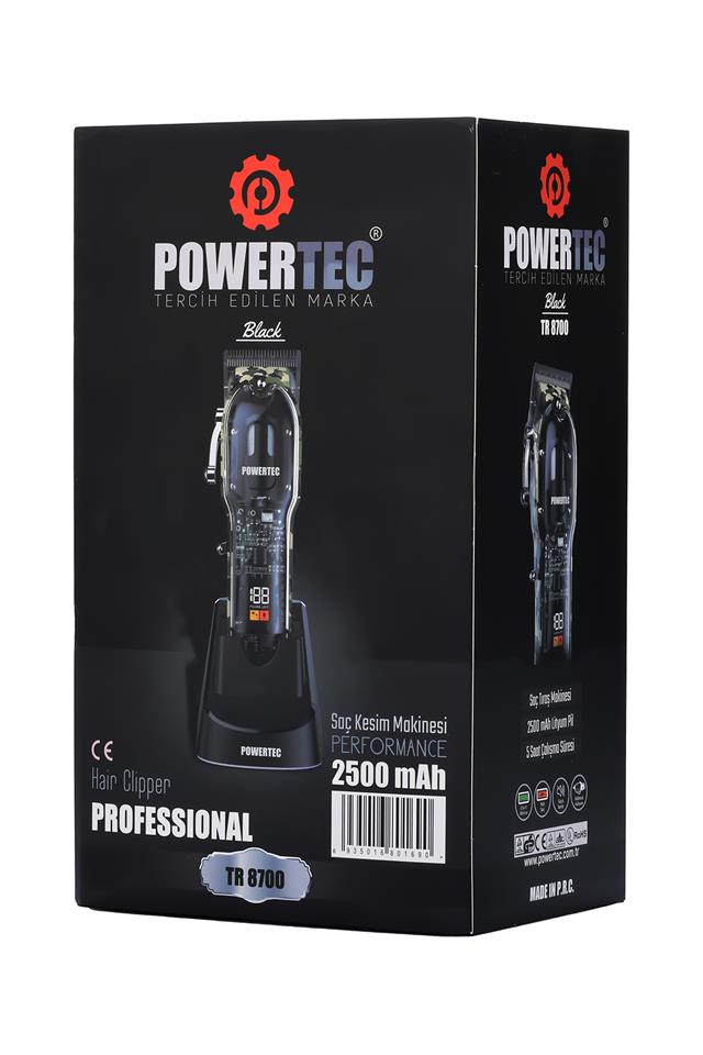 TR-8700 Saç Sakal Tıraş Makinesi (Black) 7