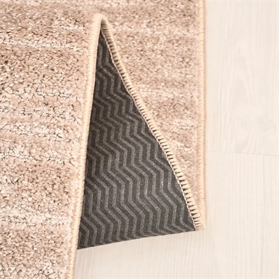 MODA- KAHVE - Yumuşak Dokulu Halı Yolluk %100 Polyester - Kaymaz Taban - Yıkanabilir - Özel Ölçü - Uygun Fiyat