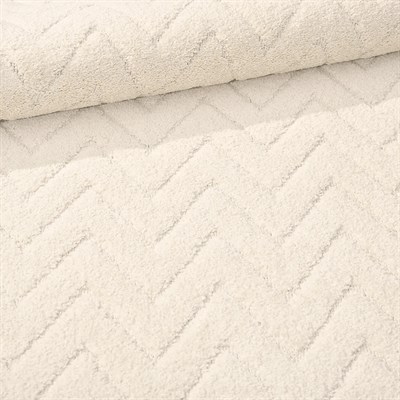 MODA- Krem - Yumuşak Dokulu Halı Yolluk %100 Polyester - Kaymaz Taban - Yıkanabilir - Özel Ölçü - Uygun Fiyat