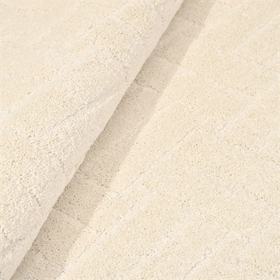 MODA- Krem - Yumuşak Dokulu Halı Yolluk %100 Polyester - Kaymaz Taban - Yıkanabilir - Özel Ölçü - Uygun Fiyat