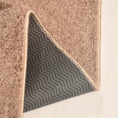 Mars-KAHVE-Premium Kadifemsi Halı Oturma Odası-Salon-Mutfak-Kaymaz Taban -Yıkanabilir-Modern