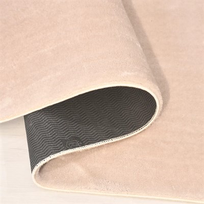 POLY Peluş Halı-Bej- Salon-Mutfak-Antre-Oturma Odası-Yumuşak-Kaymaz Taban-Yıkanabilir–Modern-Uygun Fiyat