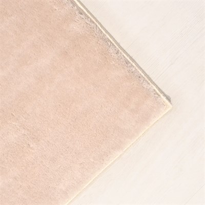 POLY Peluş Halı-Bej- Salon-Mutfak-Antre-Oturma Odası-Yumuşak-Kaymaz Taban-Yıkanabilir–Modern-Uygun Fiyat
