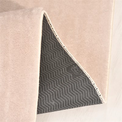 POLY Peluş Halı-Bej- Salon-Mutfak-Antre-Oturma Odası-Yumuşak-Kaymaz Taban-Yıkanabilir–Modern-Uygun Fiyat