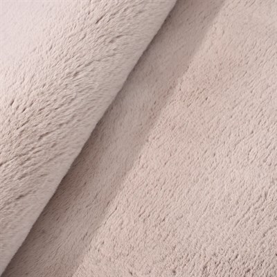 Tavşan Poly Peluş Halı -Vizon- Yüksek Kalite-Ekstra Yumuşak - Kaymaz Özel Tabanlı - Özel Ölçü