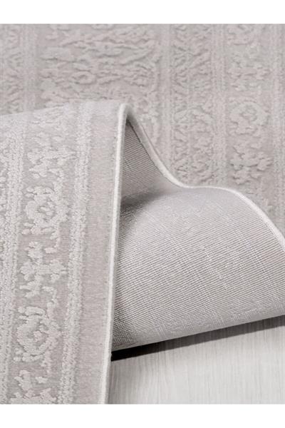 Boca BC07 Gri Akrilik Yumuşak 100 Tarak Salon Halısı Oturma Odası Mutfak Halısı Klasik Halı