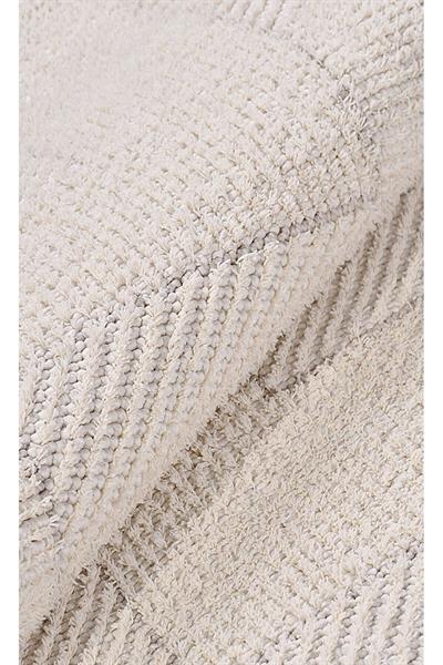 Catania CD02 Krem Yumuşak Dokulu Halı Kilim Salon Mutfak Koridor Kesme Yolluk Dokuma Makine Halısı