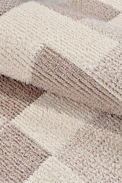 Catania CD03 Kahve Yumuşak Dokulu Halı Kilim Salon Mutfak Koridor Kesme Yolluk Dokuma Makine Halısı
