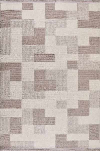 Catania CD03 Kahve Yumuşak Dokulu Halı Kilim Salon Mutfak Koridor Kesme Yolluk Dokuma Makine Halısı