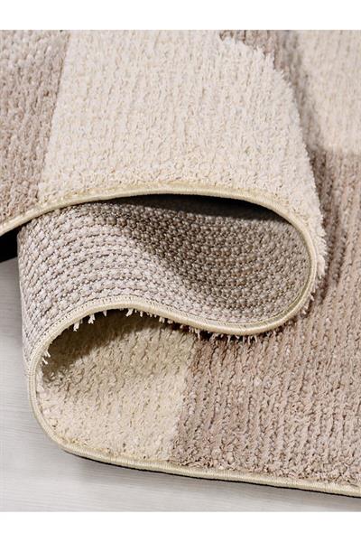 Catania CD03 Kahve Yumuşak Dokulu Halı Kilim Salon Mutfak Koridor Kesme Yolluk Dokuma Makine Halısı