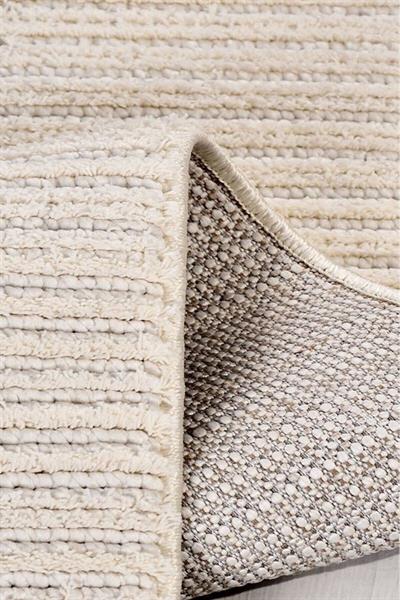 Catania CD04 Krem Yumuşak Dokulu Halı Kilim Salon Mutfak Koridor Kesme Yolluk Dokuma Makine Halısı