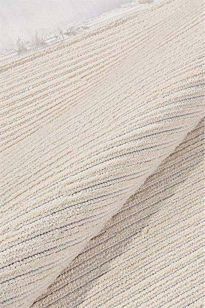 Catania CD04 Krem Yumuşak Dokulu Halı Kilim Salon Mutfak Koridor Kesme Yolluk Dokuma Makine Halısı