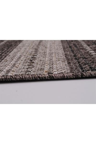 Ely E2552Y Antrasit Tozsuz Havsız Özel Ölçü Antre Mutfak Balkon Salon Halı Kilim Yolluk