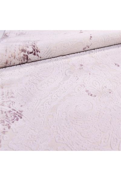 Galaxy Koleksiyonu 13450 Bambu Dokulu Viskon Akrilik Salon Mutfak Antre Halı Yolluk