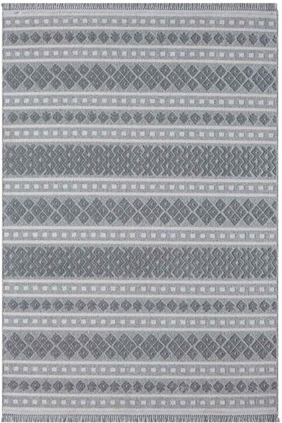 İnta 151N Gri Havsız Tozsuz Kilim Özel Ölçü Salon Antre Mutfak Balkon Halısı