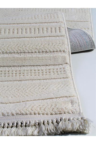 İnta 154N Krem Havsız Tozsuz Kilim Özel Ölçü Salon Antre Mutfak Balkon Halısı