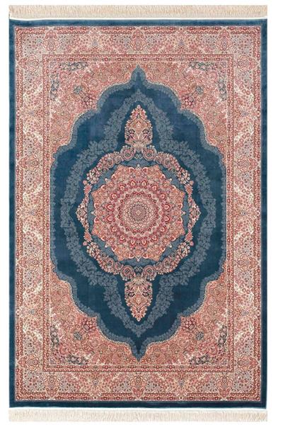 İsfahan Koleksiyonu İpek 100 Tarak Viskon İplik Sık Dokuma Salon İpek Halı