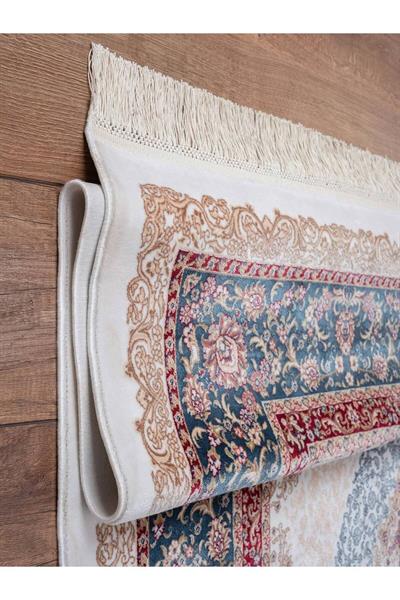 İsfahan Koleksiyonu İpek 100 Tarak Viskon İplik Sık Dokuma Salon İpek Halı