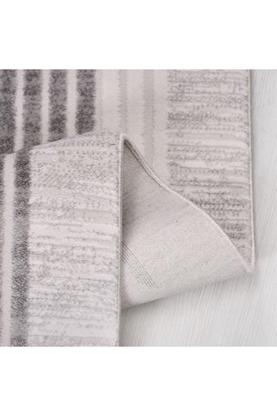 Işıl IL03Gri Akrilik Sık Dokuma Silinebilir Salon Oturma Odası Halısı