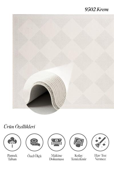 Leeds U. 9502 Yumuşak Tuşe Yüksek İlmek Özel Ölçü Salon Antre Mutfak Halı Yolluk