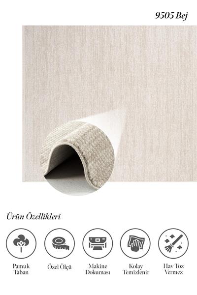 Leeds U. 9505 Yumuşak Tuşe Yüksek İlmek Özel Ölçü Salon Antre Mutfak Halı Yolluk