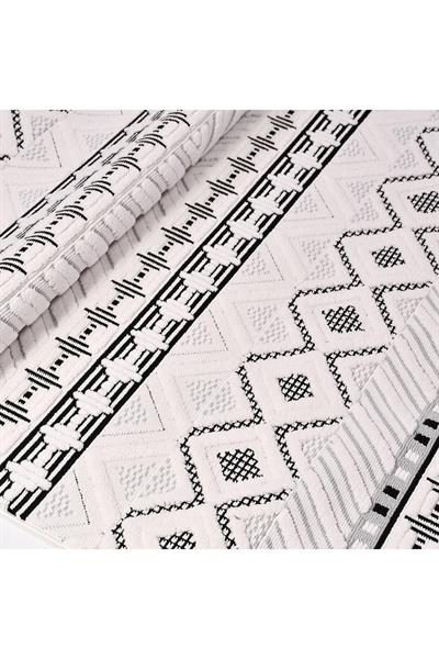 Liza 18560 Loop Sisal Dokulu Havsız Tozsuz Antre Mutfak Salon Halı Yolluk