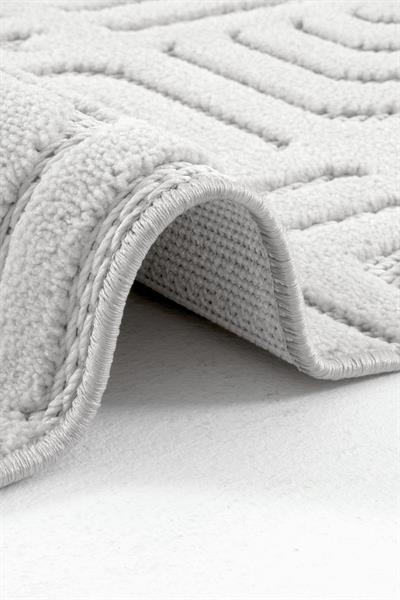 Piyan 9211 Gri Yumuşak Dokulu Salon Antre Mutfak Yatak Odası Halısı Yolluk