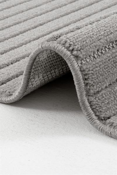 Piyan 9214 Antrasit Yumuşak Dokulu Salon Antre Mutfak Yatak Odası Halısı Yolluk