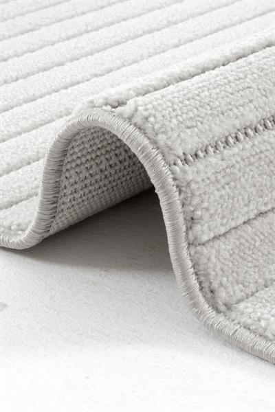 Piyan 9215 Gri Yumuşak Dokulu Salon Antre Mutfak Yatak Odası Halısı Yolluk