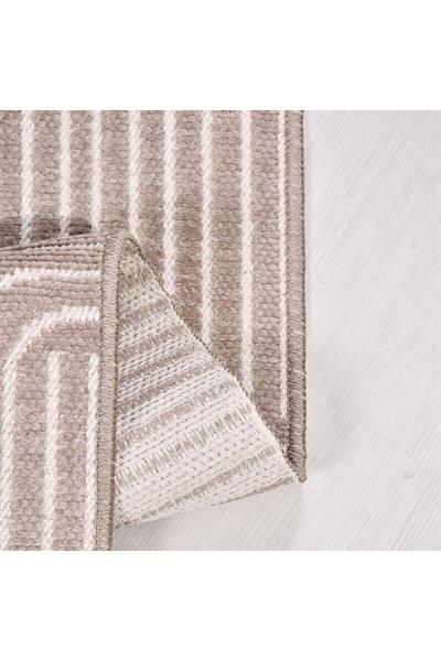 Rank Koleksiyonu 6111K Özel Ölçü Modern Jakarlı Dokuma Yıkanabilir Tozsuz Kilim Yolluk