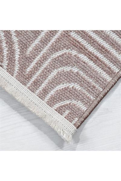 Rank Koleksiyonu 6111K Özel Ölçü Modern Jakarlı Dokuma Yıkanabilir Tozsuz Kilim Yolluk