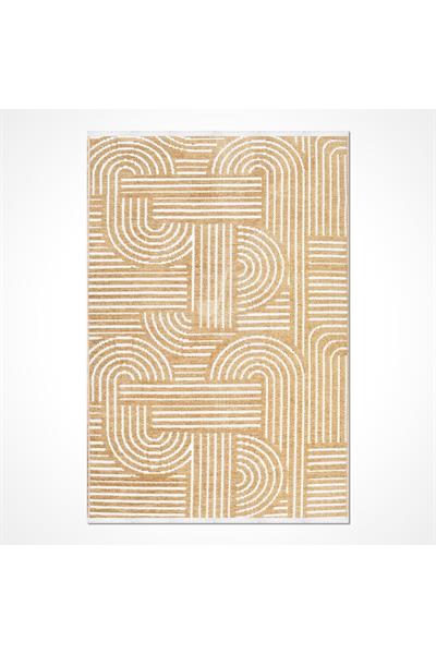 Rank Koleksiyonu 6112K Özel Ölçü Modern Jakarlı Dokuma Yıkanabilir Tozsuz Kilim Yolluk